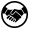 Icon shaking hands